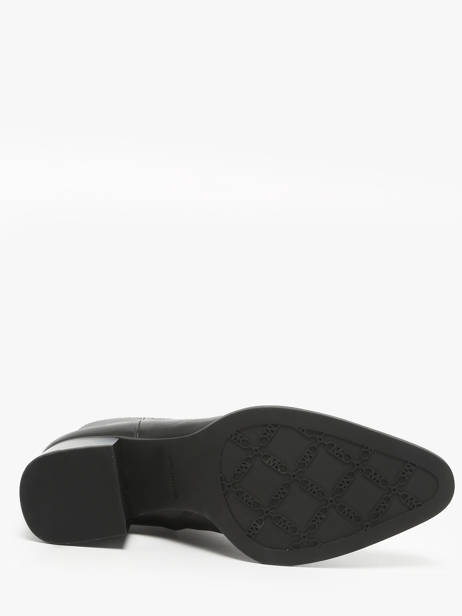 Stadsschoenen Met Hak Uit Leder Michael kors Zwart women XME5L001 ander zicht 4